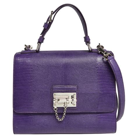 dolce and gabbana purple purses.